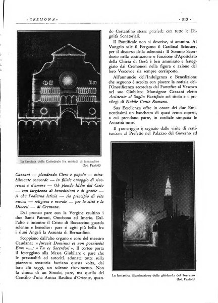 Cremona rivista mensile illustrata della Citta e Provincia