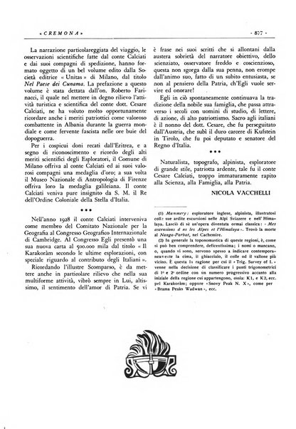 Cremona rivista mensile illustrata della Citta e Provincia