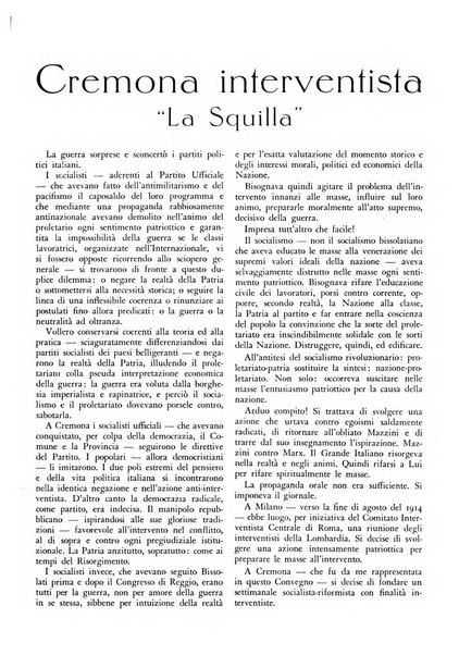 Cremona rivista mensile illustrata della Citta e Provincia