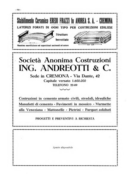 Cremona rivista mensile illustrata della Citta e Provincia