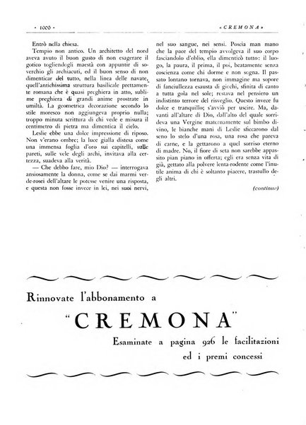 Cremona rivista mensile illustrata della Citta e Provincia