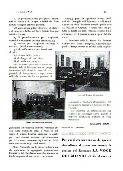 Cremona rivista mensile illustrata della Citta e Provincia