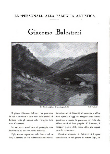 Cremona rivista mensile illustrata della Citta e Provincia