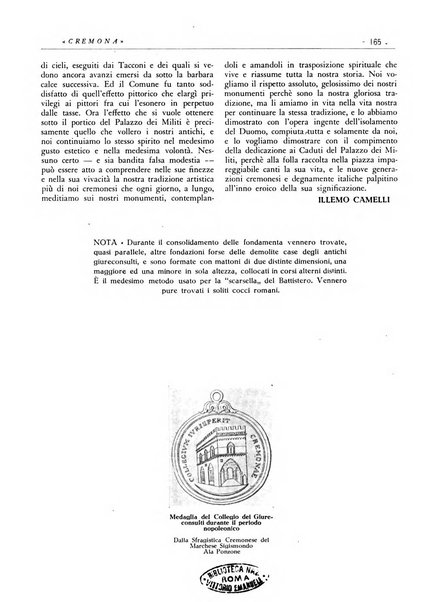 Cremona rivista mensile illustrata della Citta e Provincia