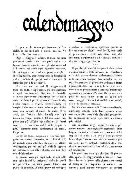 Cremona rivista mensile illustrata della Citta e Provincia