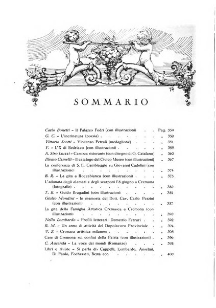 Cremona rivista mensile illustrata della Citta e Provincia