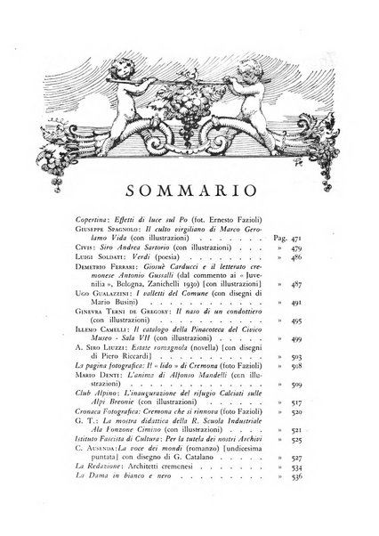 Cremona rivista mensile illustrata della Citta e Provincia