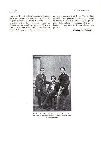 Cremona rivista mensile illustrata della Citta e Provincia