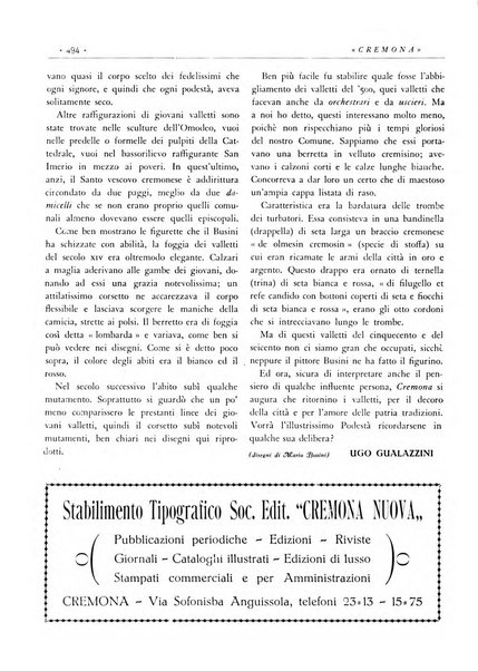 Cremona rivista mensile illustrata della Citta e Provincia