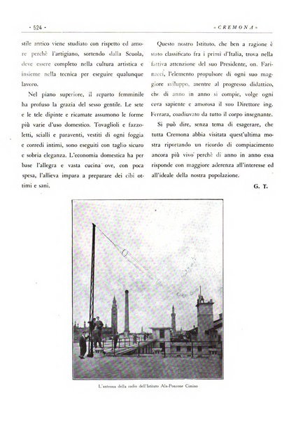 Cremona rivista mensile illustrata della Citta e Provincia