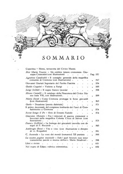 Cremona rivista mensile illustrata della Citta e Provincia