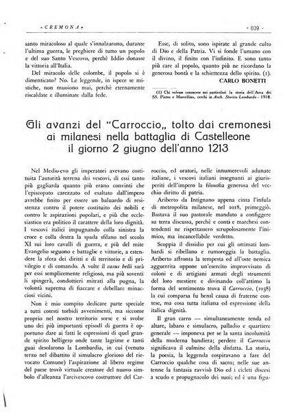 Cremona rivista mensile illustrata della Citta e Provincia