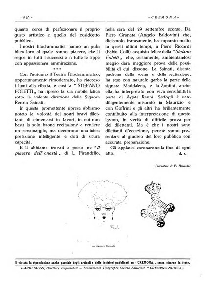 Cremona rivista mensile illustrata della Citta e Provincia