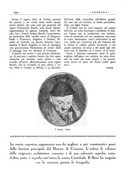 Cremona rivista mensile illustrata della Citta e Provincia