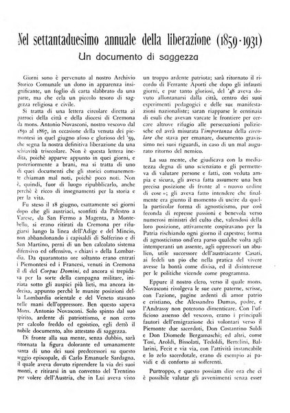 Cremona rivista mensile illustrata della Citta e Provincia