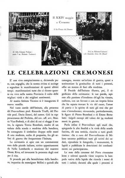 Cremona rivista mensile illustrata della Citta e Provincia