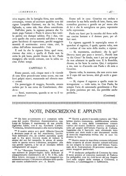 Cremona rivista mensile illustrata della Citta e Provincia