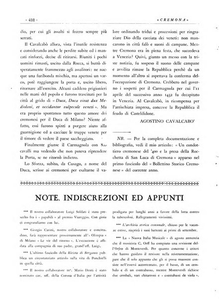 Cremona rivista mensile illustrata della Citta e Provincia