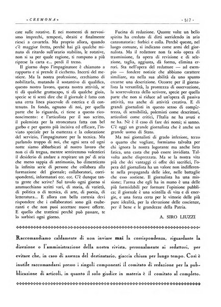 Cremona rivista mensile illustrata della Citta e Provincia