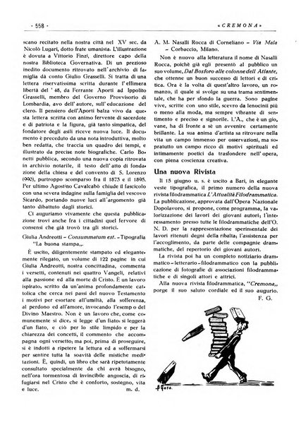 Cremona rivista mensile illustrata della Citta e Provincia