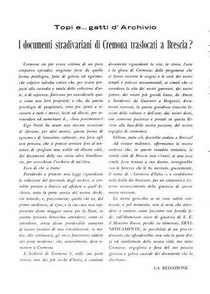 Cremona rivista mensile illustrata della Citta e Provincia