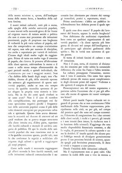 Cremona rivista mensile illustrata della Citta e Provincia