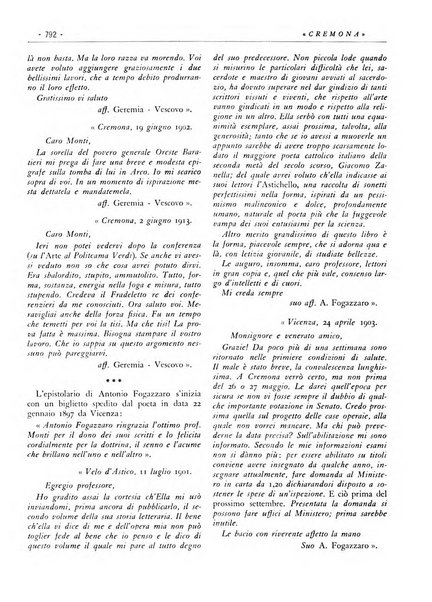 Cremona rivista mensile illustrata della Citta e Provincia