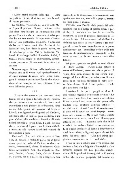 Cremona rivista mensile illustrata della Citta e Provincia