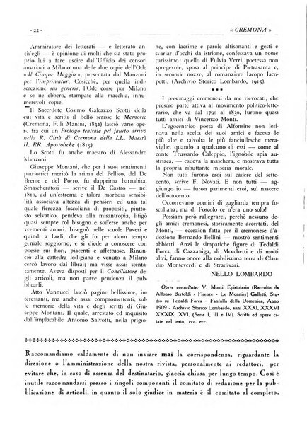 Cremona rivista mensile illustrata della Citta e Provincia