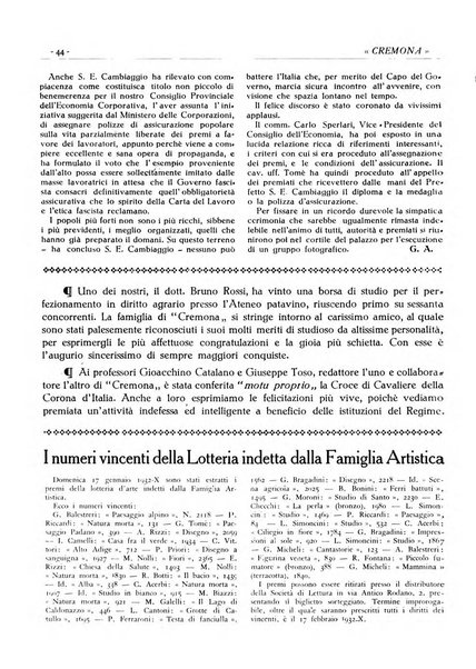 Cremona rivista mensile illustrata della Citta e Provincia