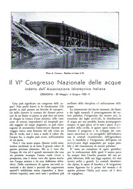 Cremona rivista mensile illustrata della Citta e Provincia