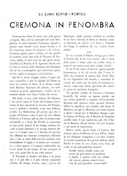 Cremona rivista mensile illustrata della Citta e Provincia