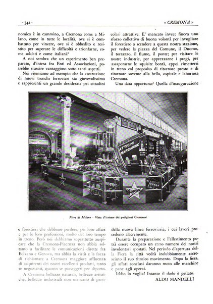 Cremona rivista mensile illustrata della Citta e Provincia