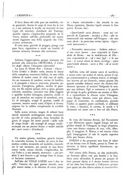 Cremona rivista mensile illustrata della Citta e Provincia