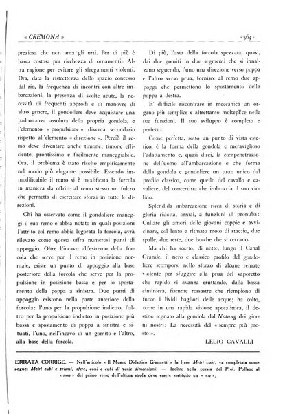 Cremona rivista mensile illustrata della Citta e Provincia