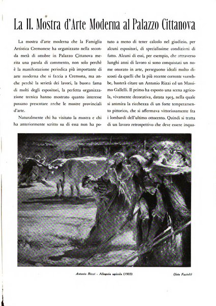 Cremona rivista mensile illustrata della Citta e Provincia