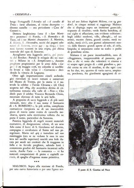 Cremona rivista mensile illustrata della Citta e Provincia