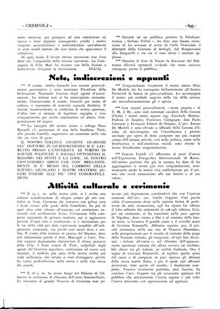 Cremona rivista mensile illustrata della Citta e Provincia