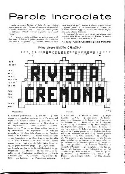 Cremona rivista mensile illustrata della Citta e Provincia