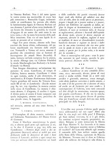 Cremona rivista mensile illustrata della Citta e Provincia