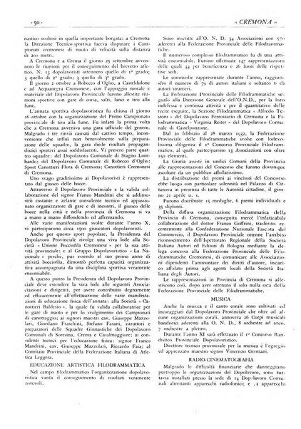 Cremona rivista mensile illustrata della Citta e Provincia