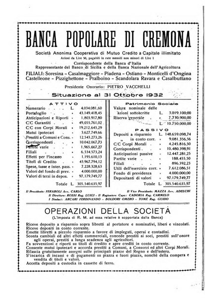 Cremona rivista mensile illustrata della Citta e Provincia