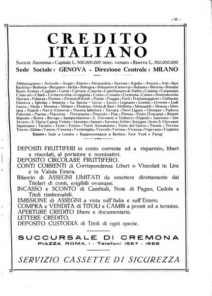 Cremona rivista mensile illustrata della Citta e Provincia