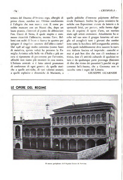 Cremona rivista mensile illustrata della Citta e Provincia