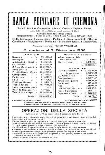 Cremona rivista mensile illustrata della Citta e Provincia