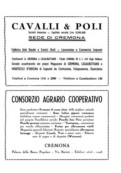 Cremona rivista mensile illustrata della Citta e Provincia