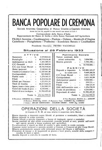 Cremona rivista mensile illustrata della Citta e Provincia