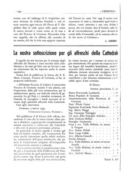 Cremona rivista mensile illustrata della Citta e Provincia