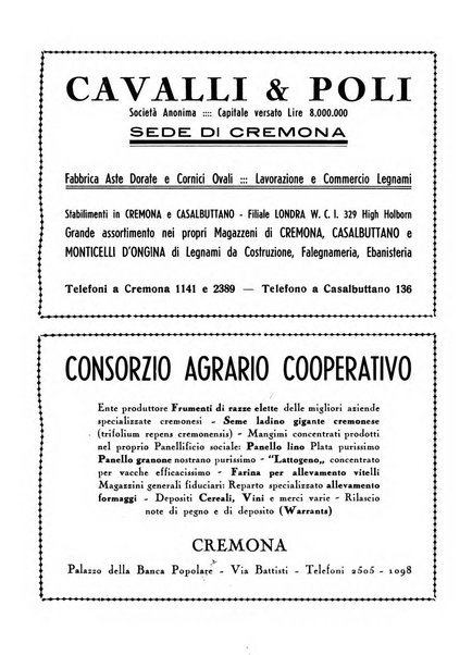 Cremona rivista mensile illustrata della Citta e Provincia