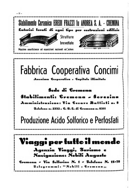 Cremona rivista mensile illustrata della Citta e Provincia